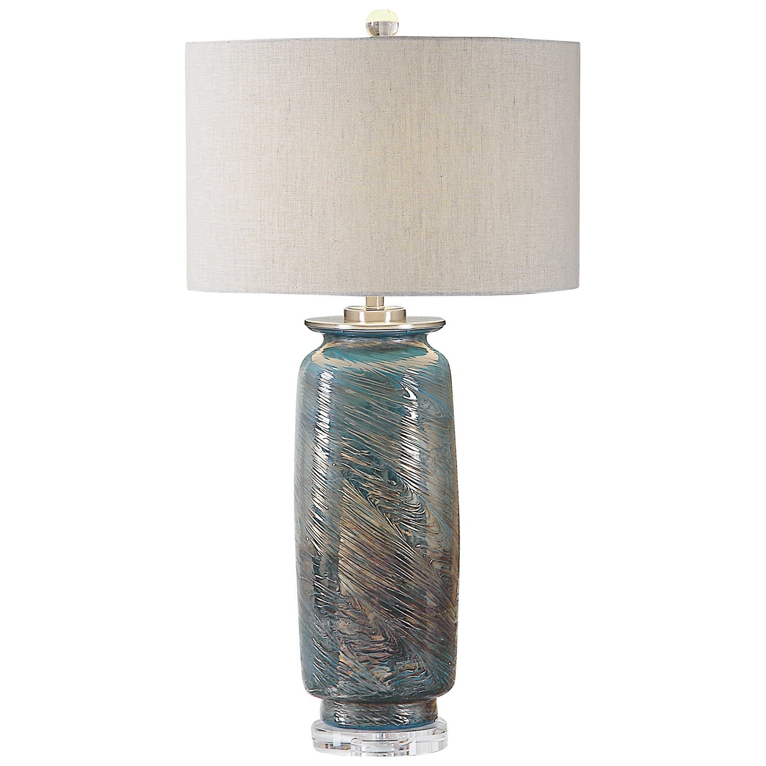 UTTERMOST, OLESYA SWIRL TABLE LAMP, TABLE LAMPS