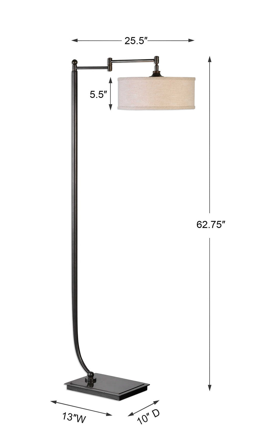 UTTERMOST, Lamine Floor Lamp, FLOOR LAMP