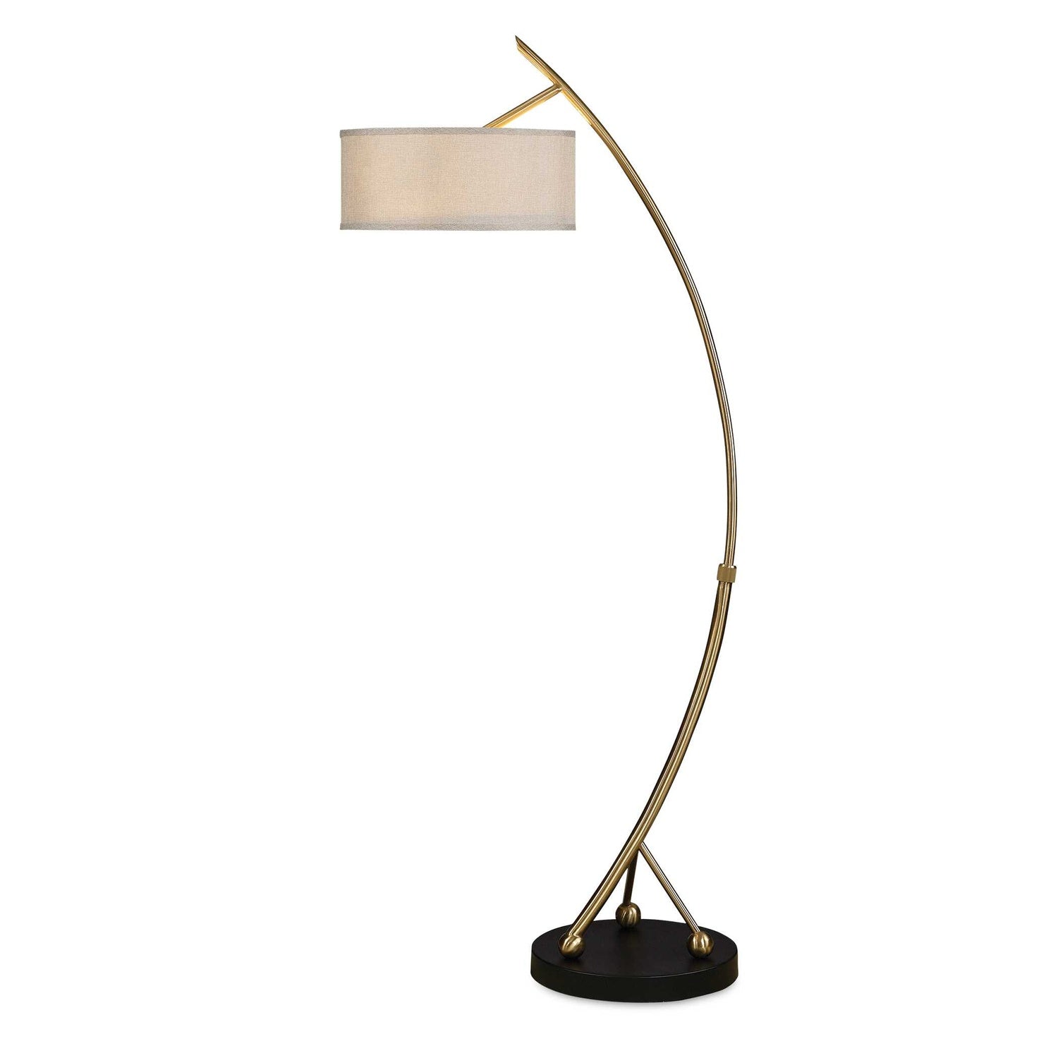 UTTERMOST, Vardar Curved Floor Lamp, FLOOR LAMP
