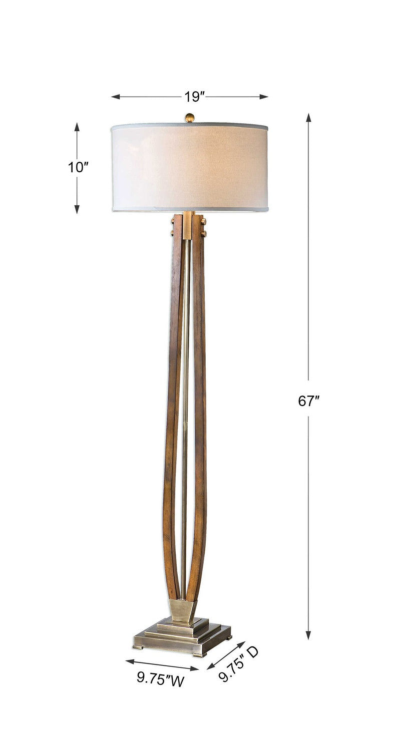 UTTERMOST, Boydton Burnished Floor Lamp, FLOOR LAMP