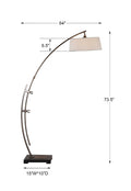 UTTERMOST, Calogero Arc Floor Lamp, FLOOR LAMP