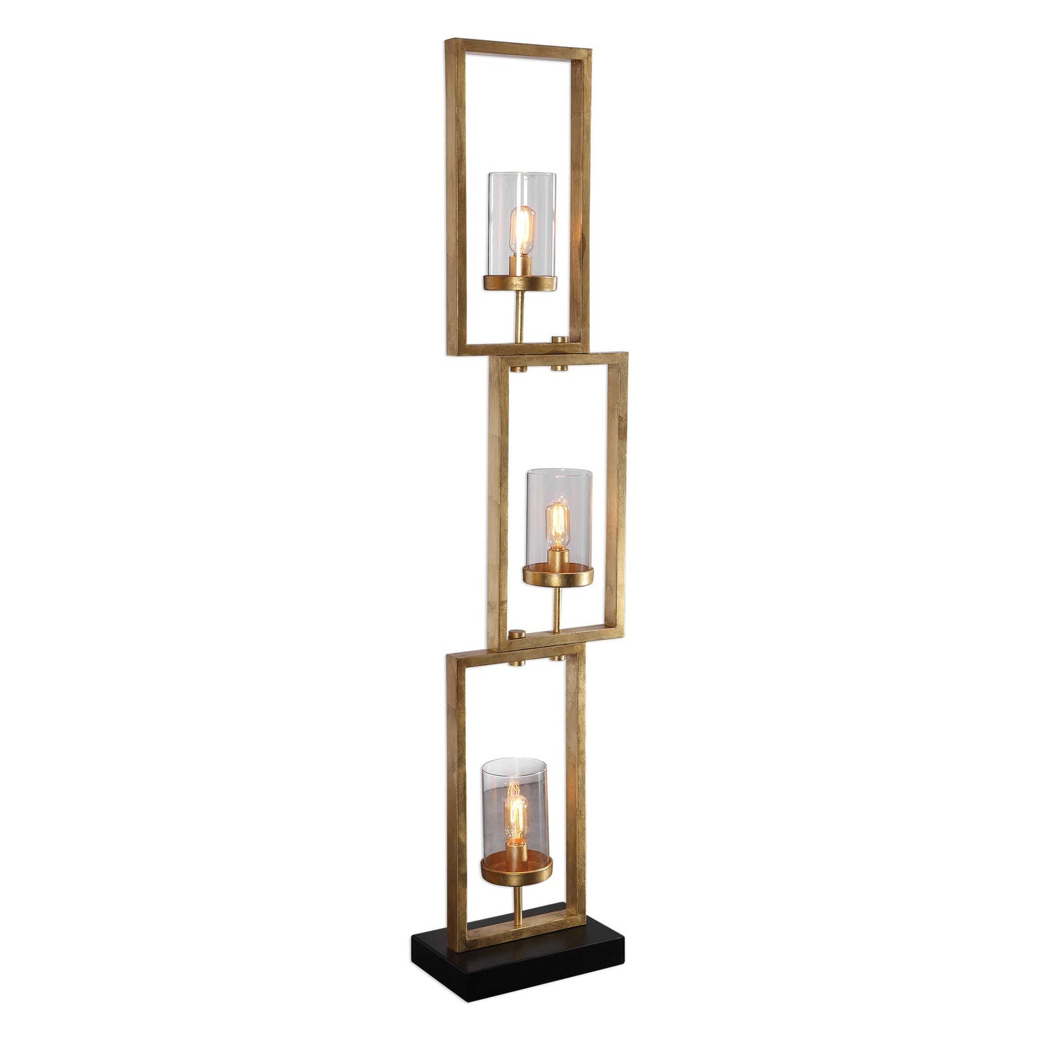 UTTERMOST, Cielo Staggered Rectangles Floor Lamp, FLOOR LAMP