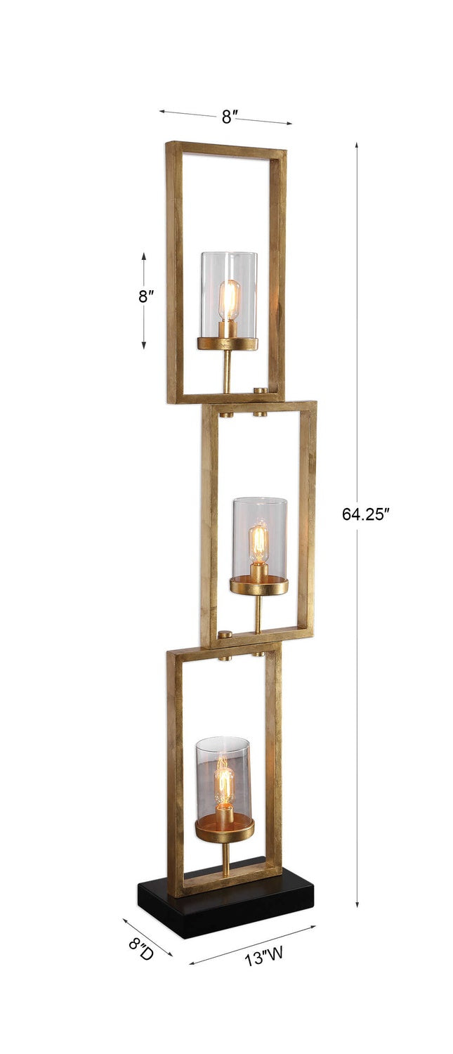 UTTERMOST, CIELO STAGGERED RECTANGLES FLOOR LAMP, FLOOR LAMP