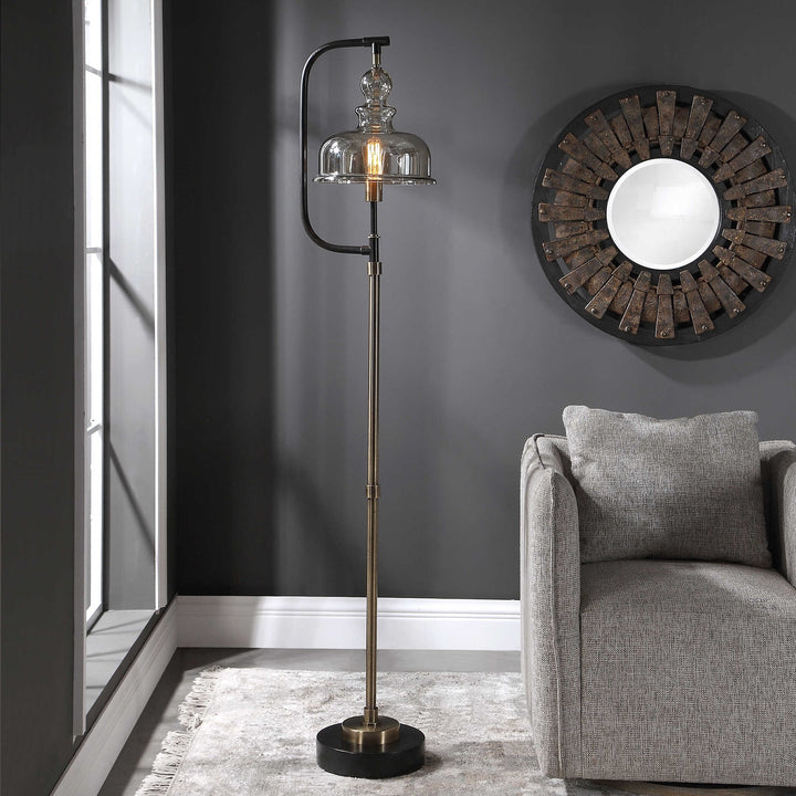 UTTERMOST, ELIESER INDUSTRIAL FLOOR LAMP, FLOOR LAMP