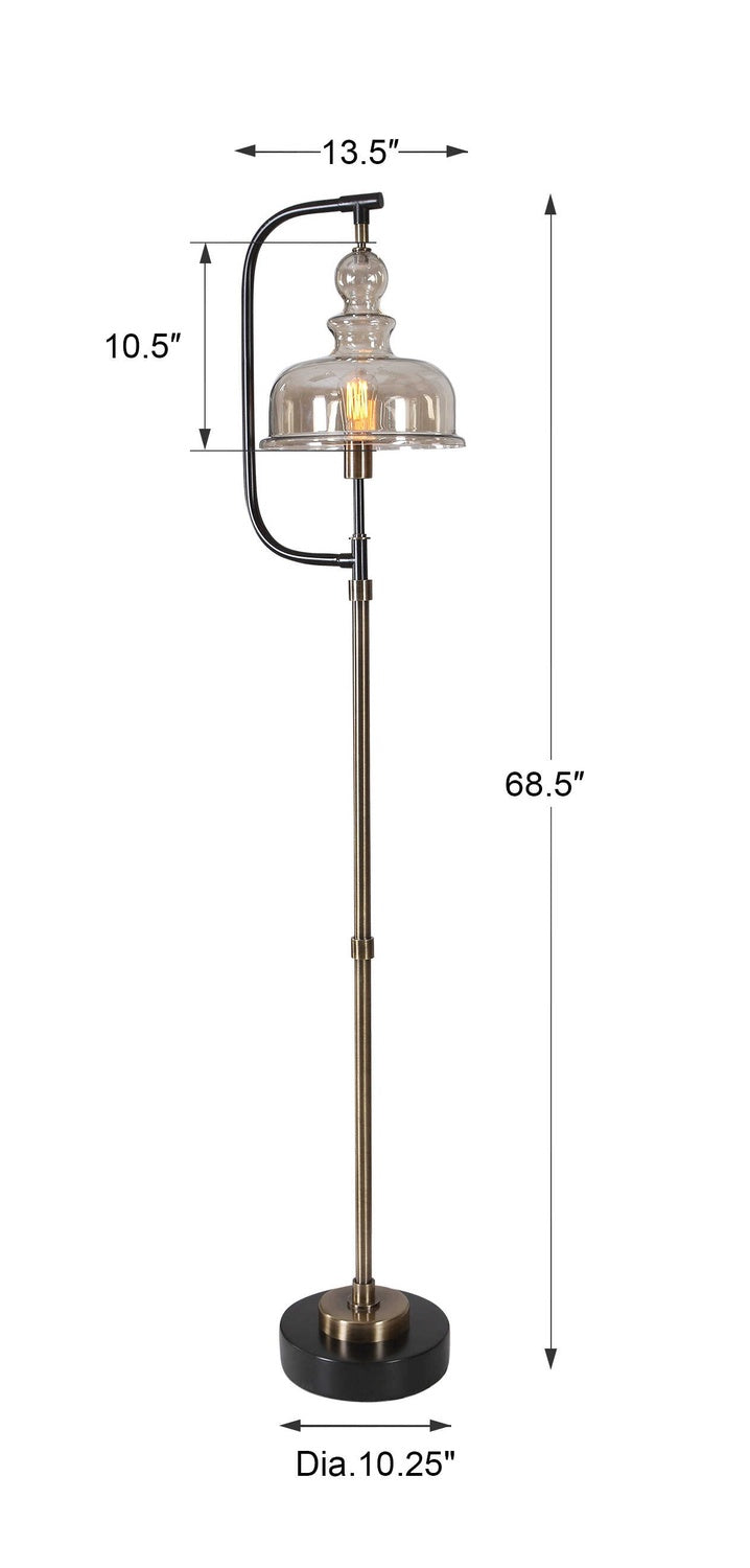 UTTERMOST, Elieser Industrial Floor Lamp, FLOOR LAMP
