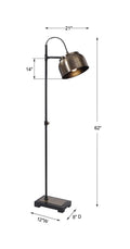 UTTERMOST, BESSEMER INDUSTRIAL FLOOR LAMP, FLOOR LAMP