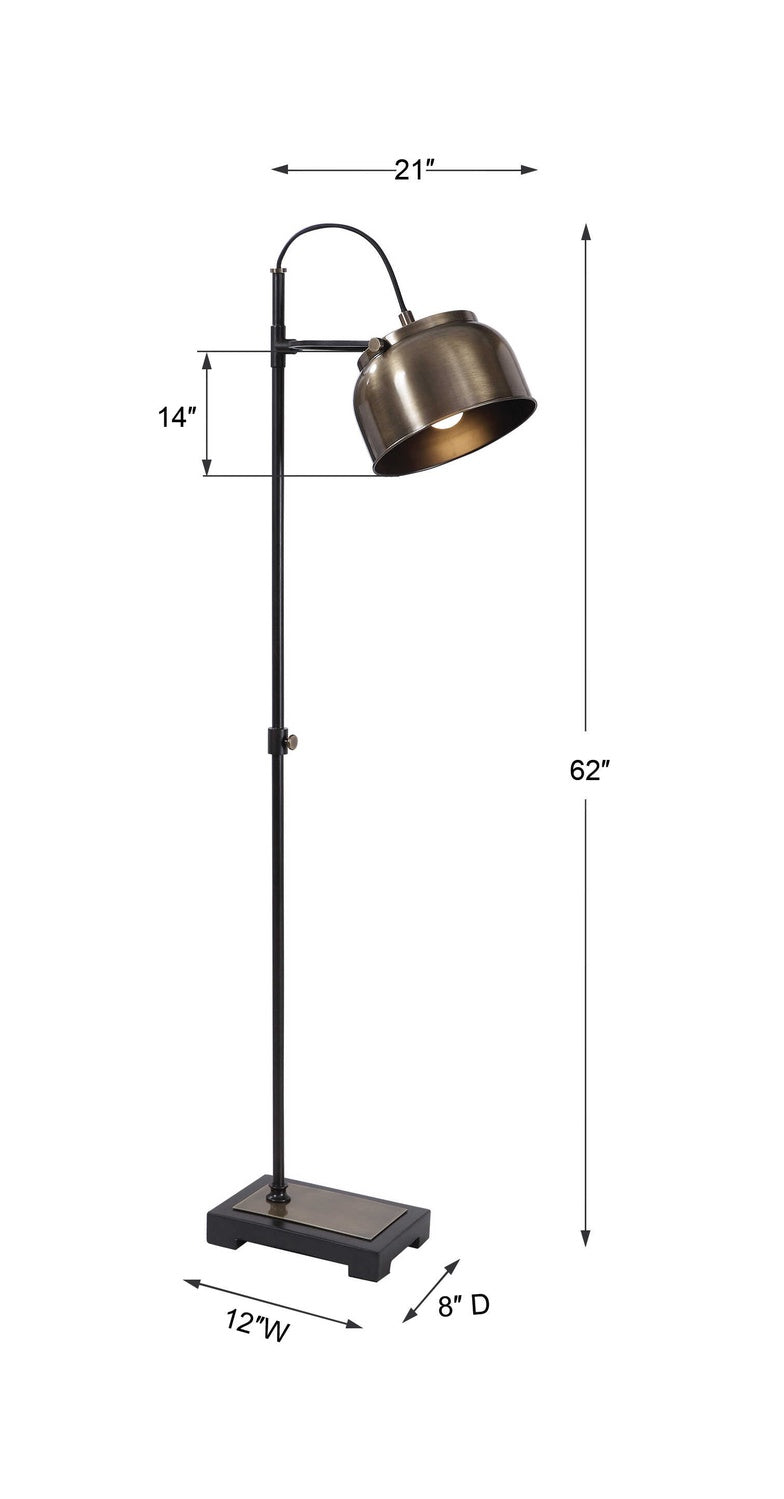 UTTERMOST, BESSEMER INDUSTRIAL FLOOR LAMP, FLOOR LAMP