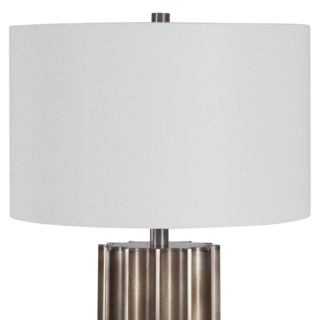 UTTERMOST, Khalio Gun Metal Table Lamp, TABLE LAMPS