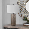 UTTERMOST, Khalio Gun Metal Table Lamp, TABLE LAMPS