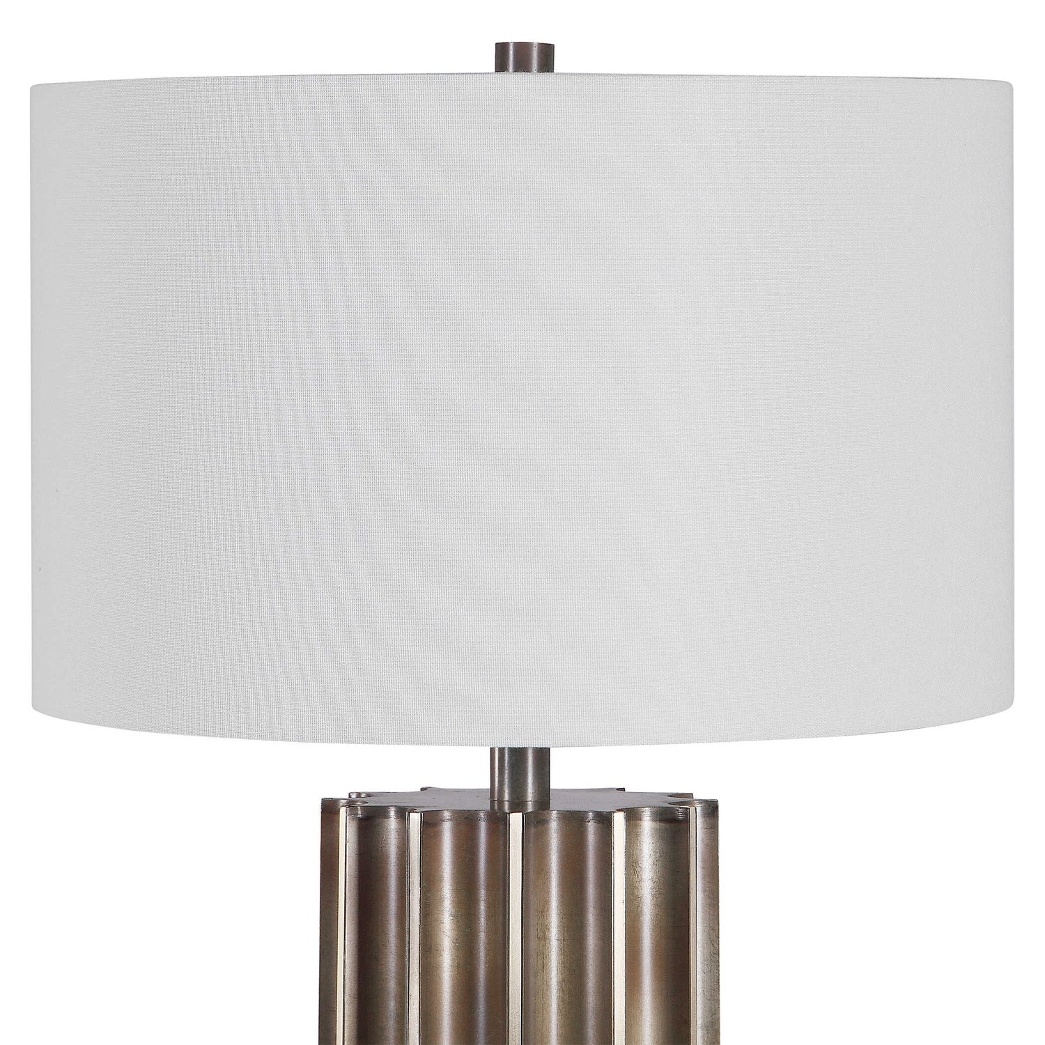 UTTERMOST, Khalio Gun Metal Table Lamp, TABLE LAMPS