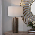 UTTERMOST, Khalio Gun Metal Table Lamp, TABLE LAMPS