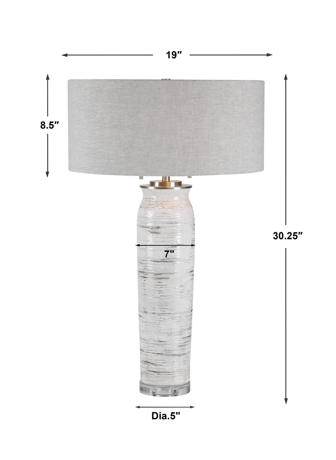 UTTERMOST, LENTA TABLE LAMP, TABLE LAMPS