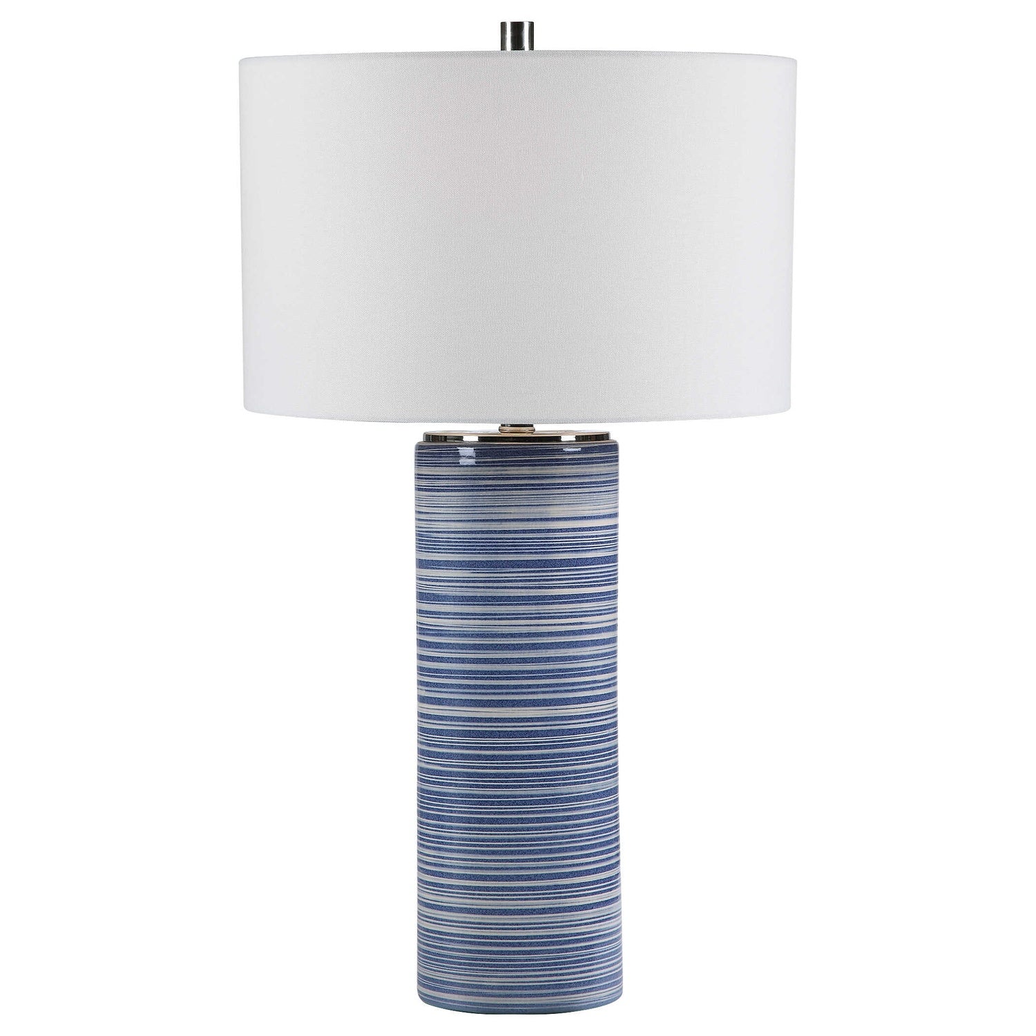UTTERMOST, MONTAUK STRIPED TABLE LAMP, TABLE LAMPS