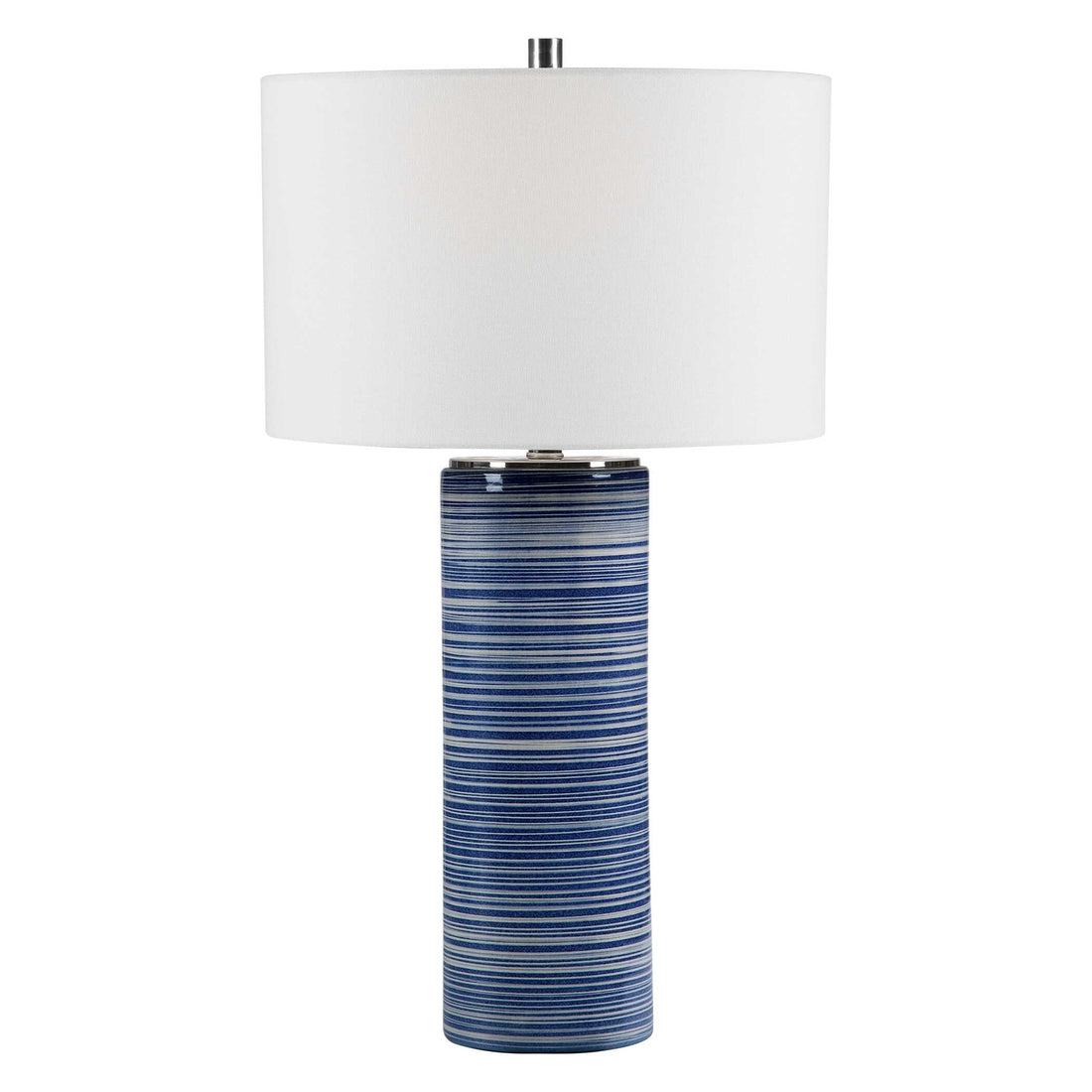 UTTERMOST, MONTAUK STRIPED TABLE LAMP, TABLE LAMPS