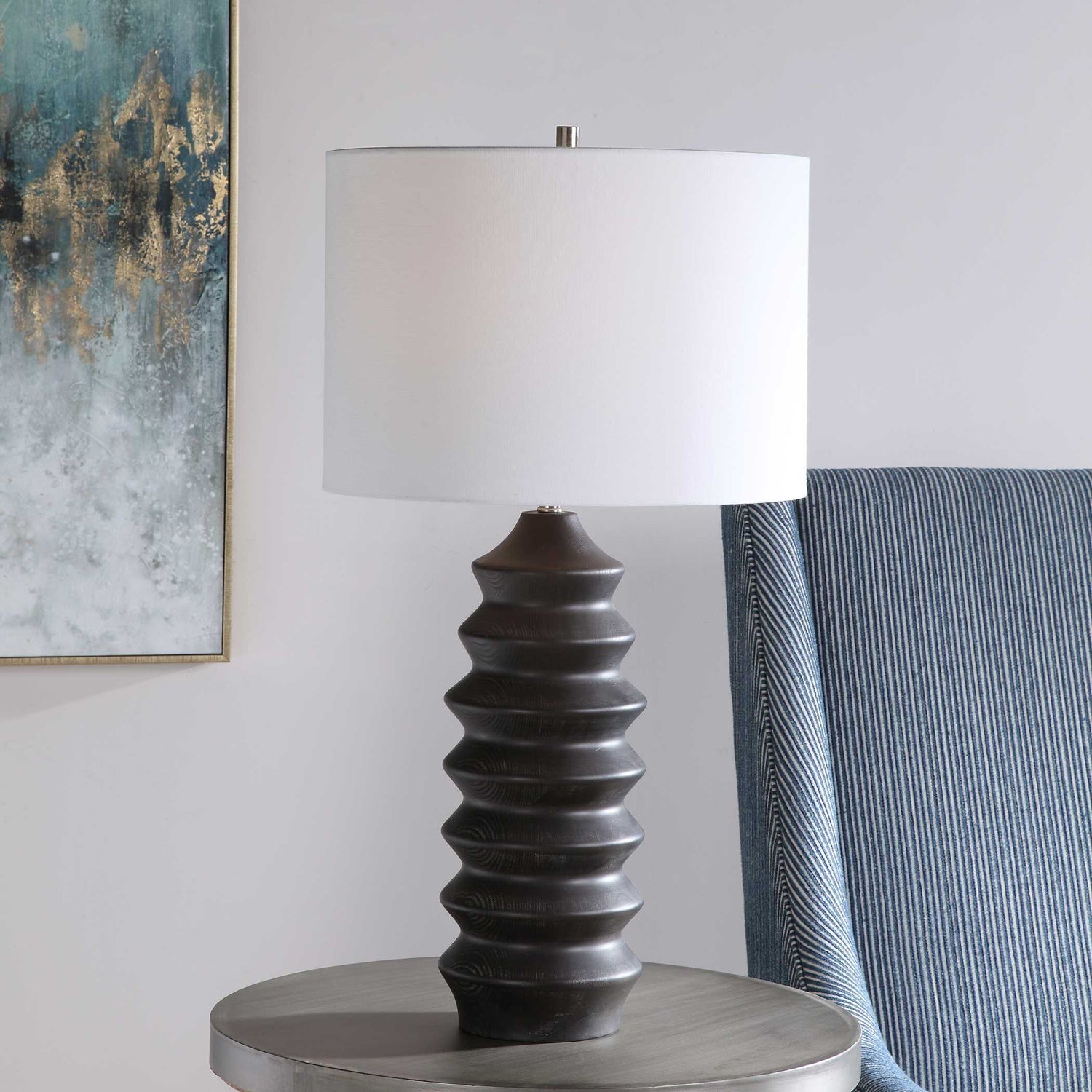 UTTERMOST, Mendocino Modern Table Lamp, TABLE LAMPS