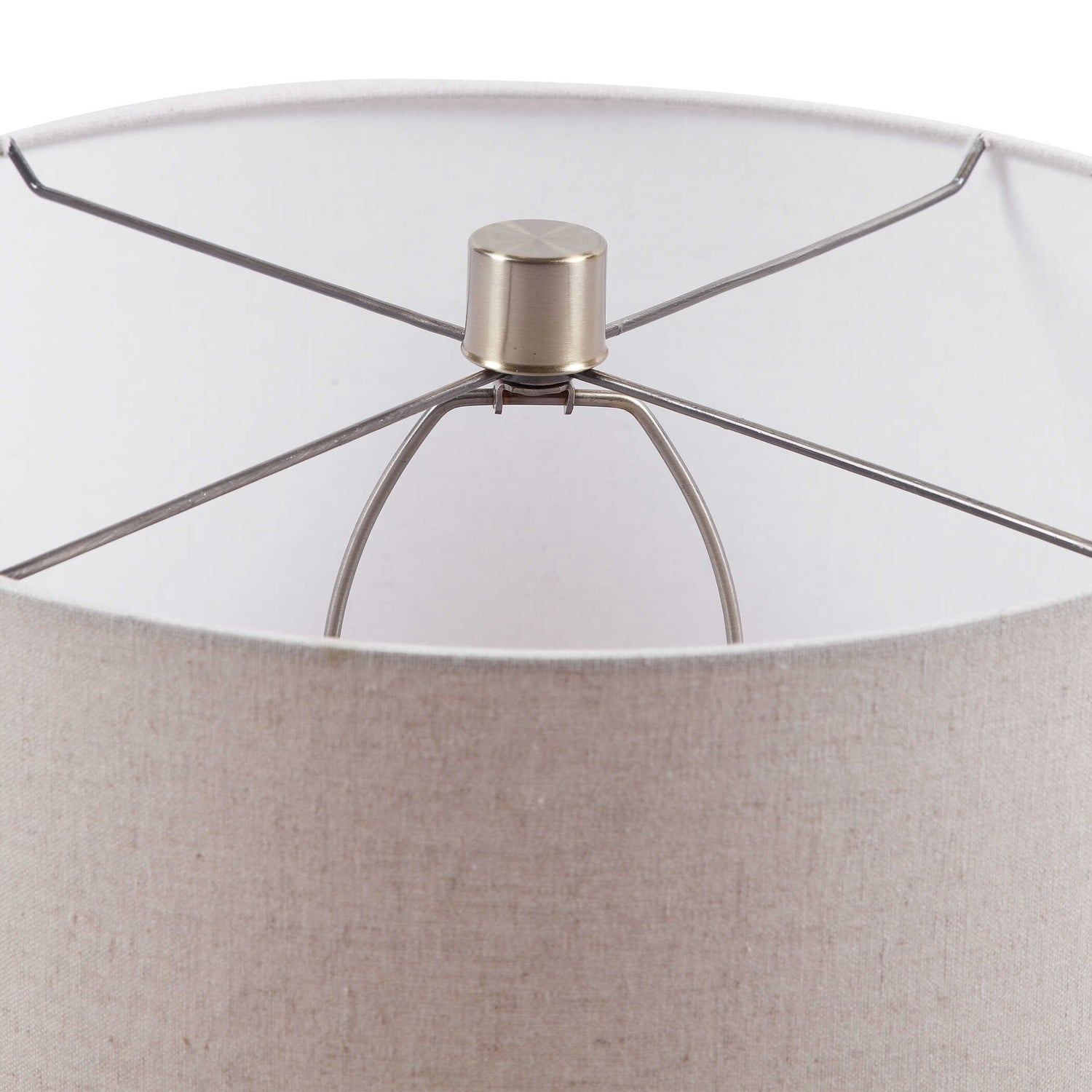 UTTERMOST, CALLAIS CRACKLED AQUA TABLE LAMP, TABLE LAMPS