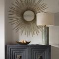 UTTERMOST, Callais Crackled Aqua Table Lamp, TABLE LAMPS