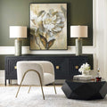 UTTERMOST, CALLAIS CRACKLED AQUA TABLE LAMP, TABLE LAMPS