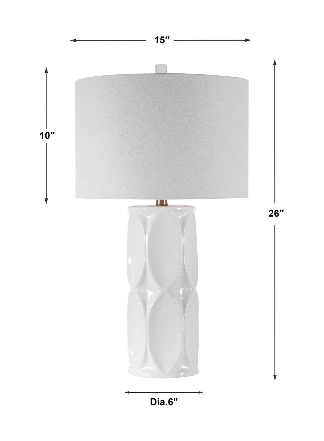 UTTERMOST, SINCLAIR TABLE LAMP, TABLE LAMPS