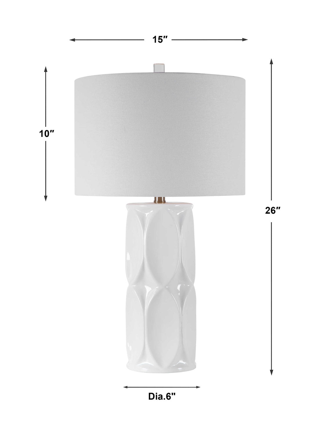 UTTERMOST, SINCLAIR TABLE LAMP, TABLE LAMPS