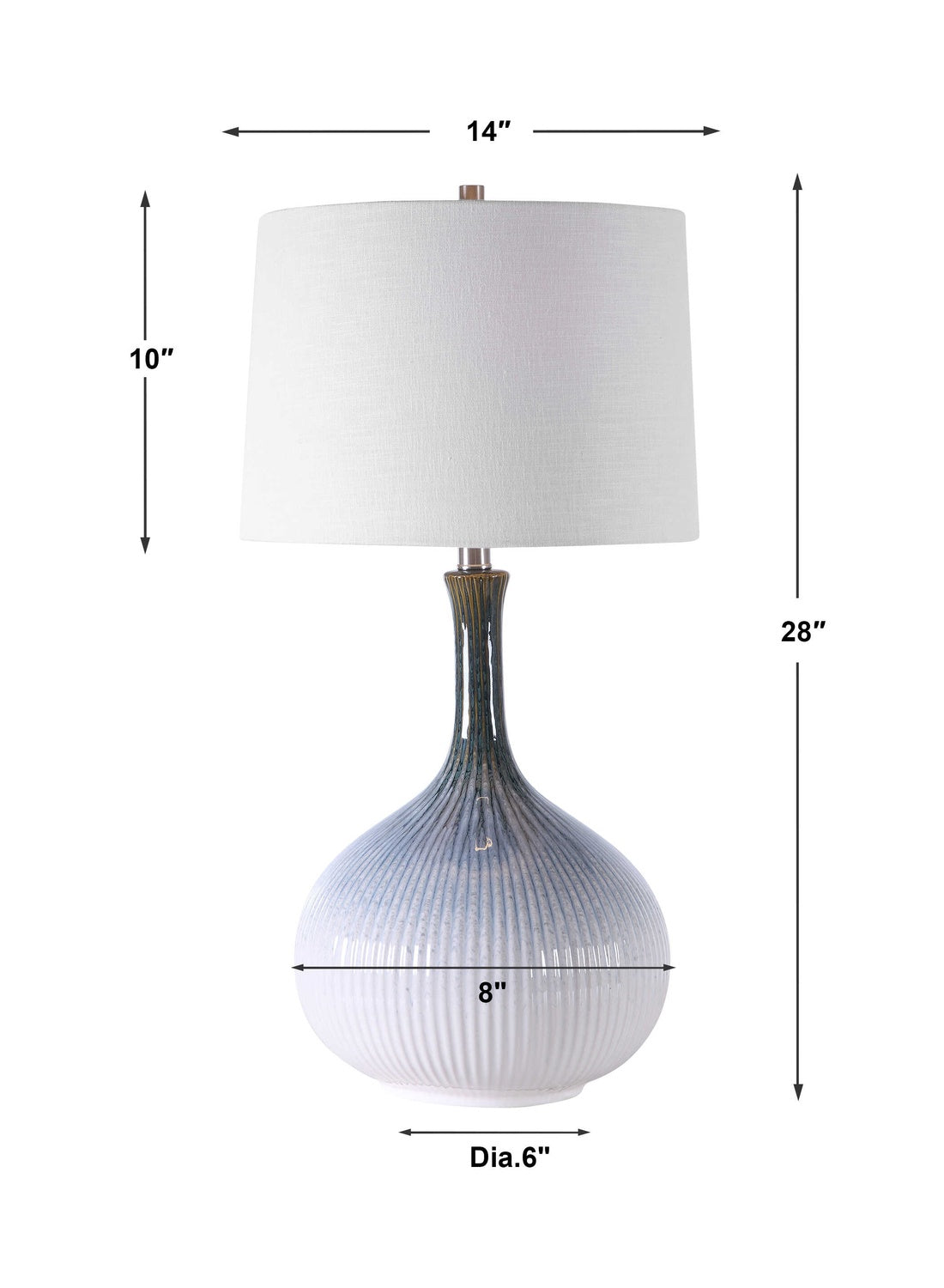 UTTERMOST, EICHLER MID-CENTURY TABLE LAMP, TABLE LAMPS