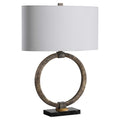 UTTERMOST, RELIC AGED TABLE LAMP, TABLE LAMPS