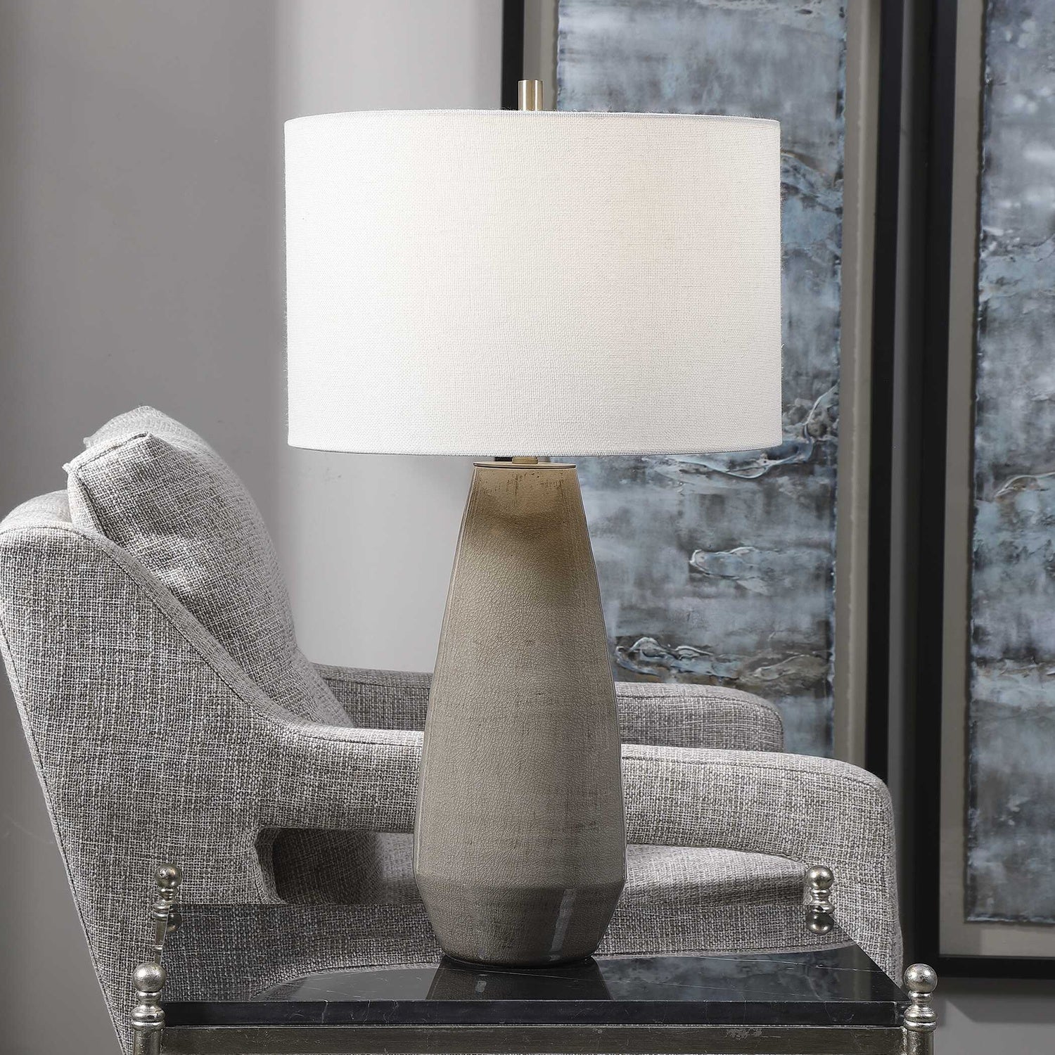 UTTERMOST, Volterra Table Lamp, TABLE LAMPS
