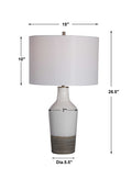 UTTERMOST, DAKOTA CRACKLE TABLE LAMP, TABLE LAMPS