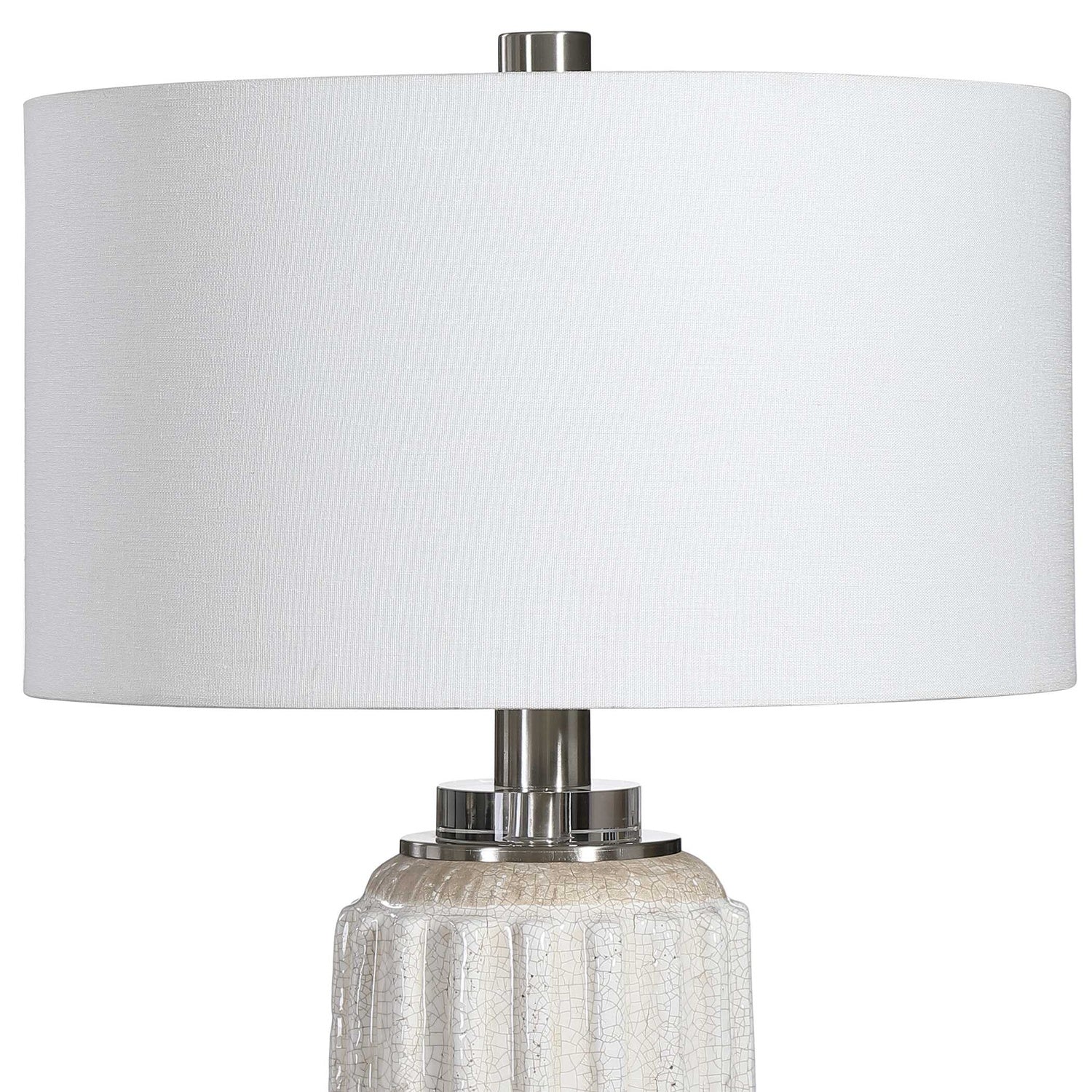 UTTERMOST, AZARIAH CRACKLE TABLE LAMP, TABLE LAMPS