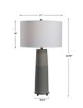 UTTERMOST, ABDEL GLAZE TABLE LAMP, TABLE LAMPS