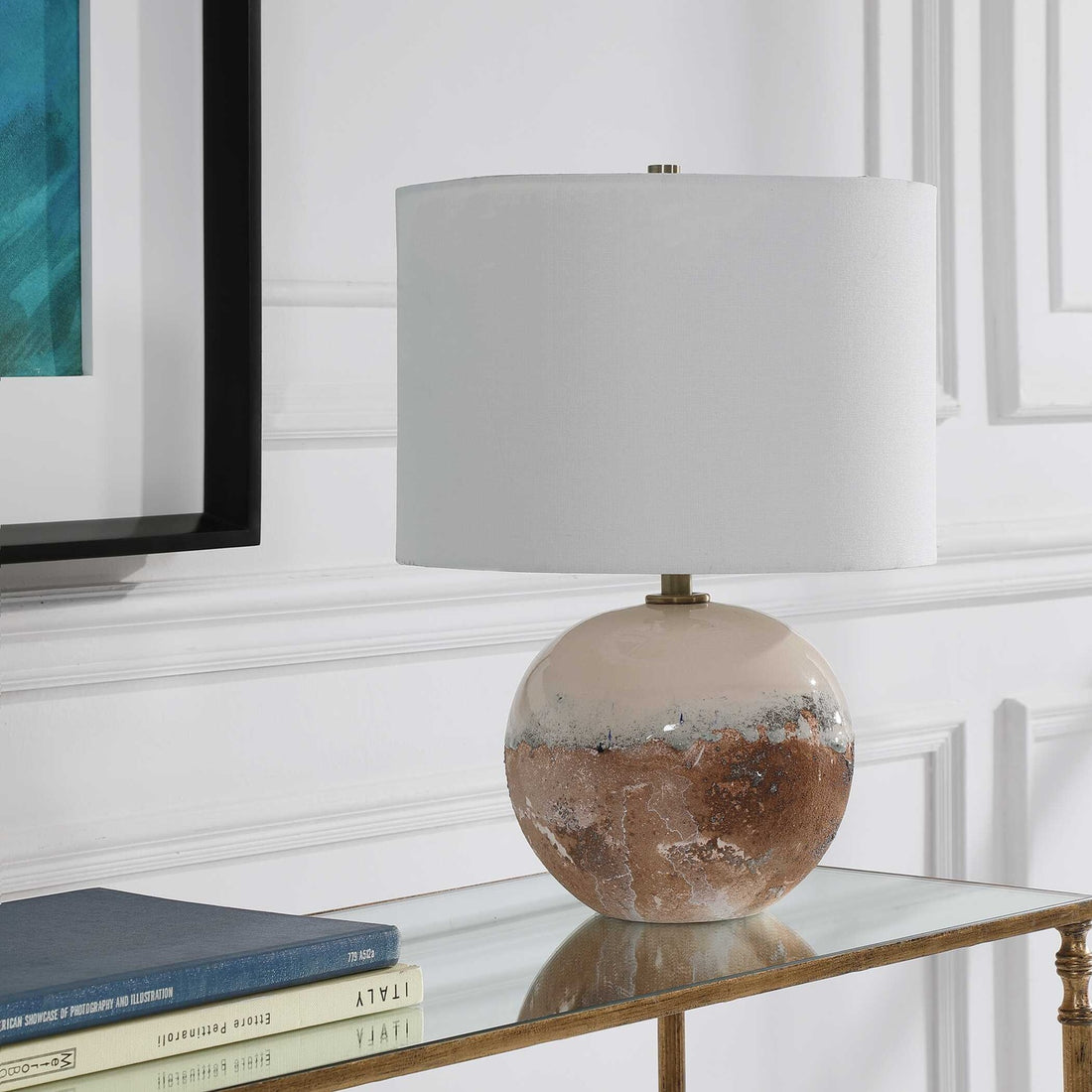 UTTERMOST, Durango Terracotta Accent Lamp, TABLE LAMPS