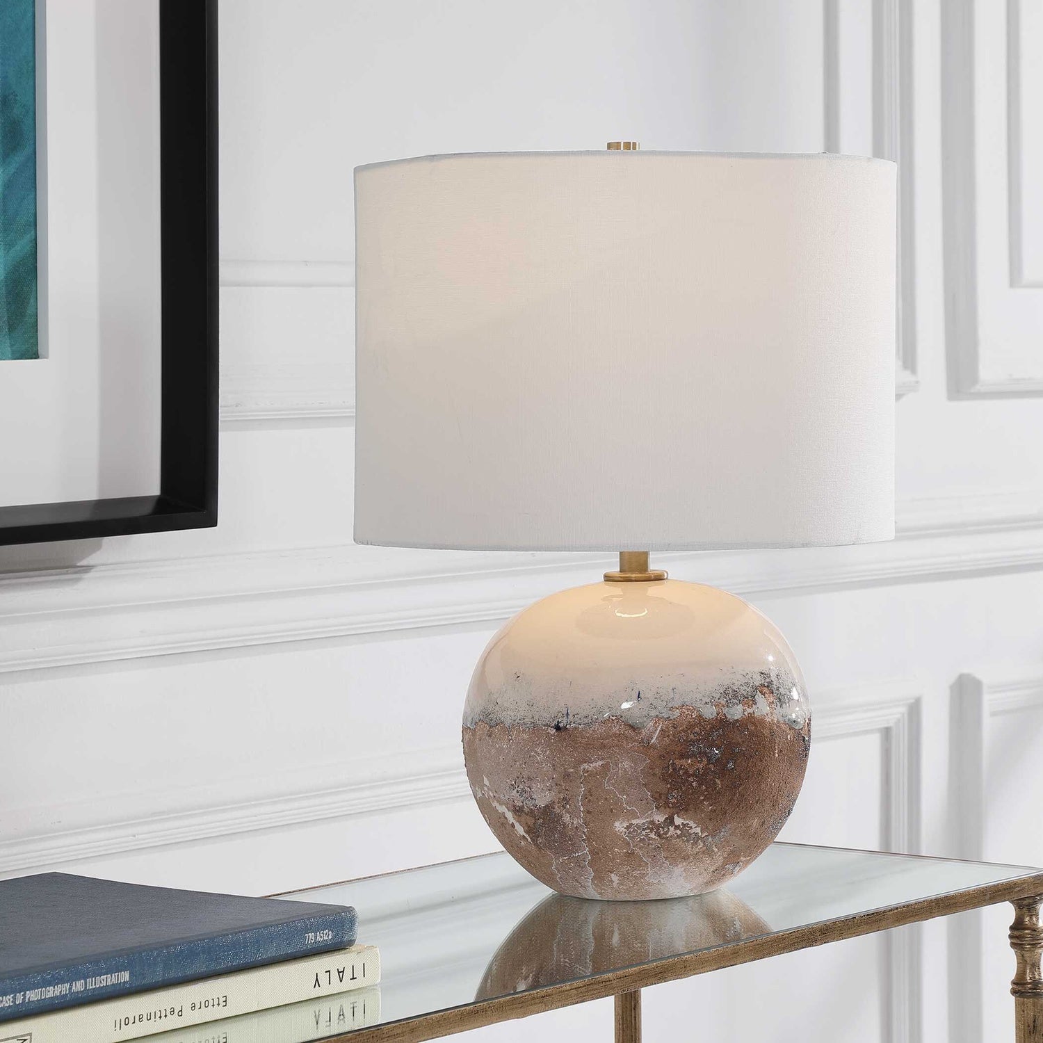 UTTERMOST, DURANGO TERRACOTTA ACCENT LAMP, TABLE LAMPS
