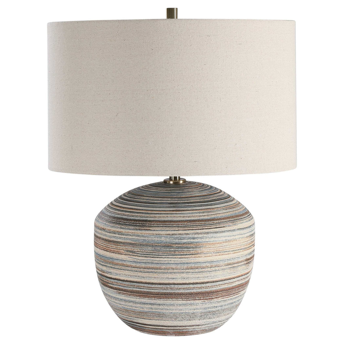 UTTERMOST, PROSPECT STRIPED ACCENT LAMP, TABLE LAMPS