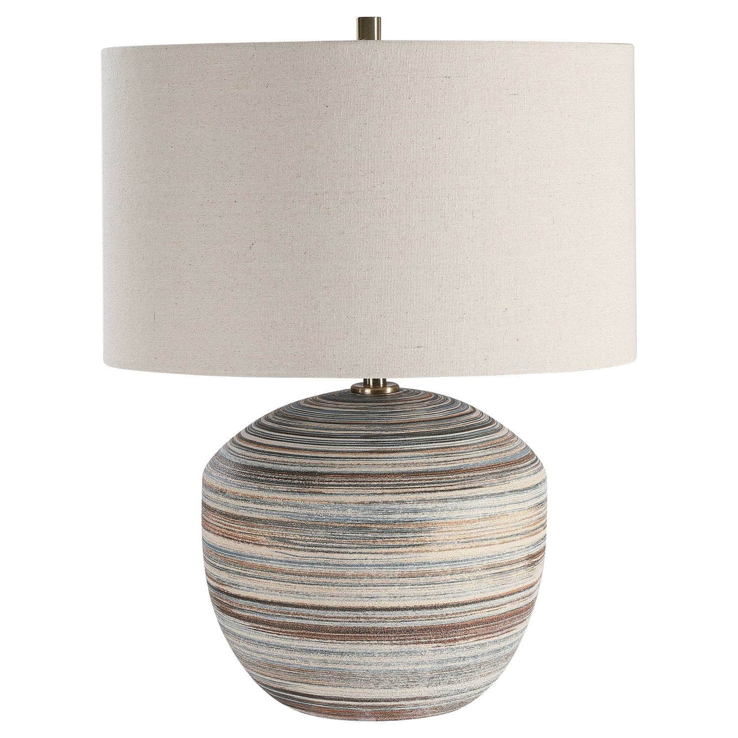 UTTERMOST, PROSPECT STRIPED ACCENT LAMP, TABLE LAMPS