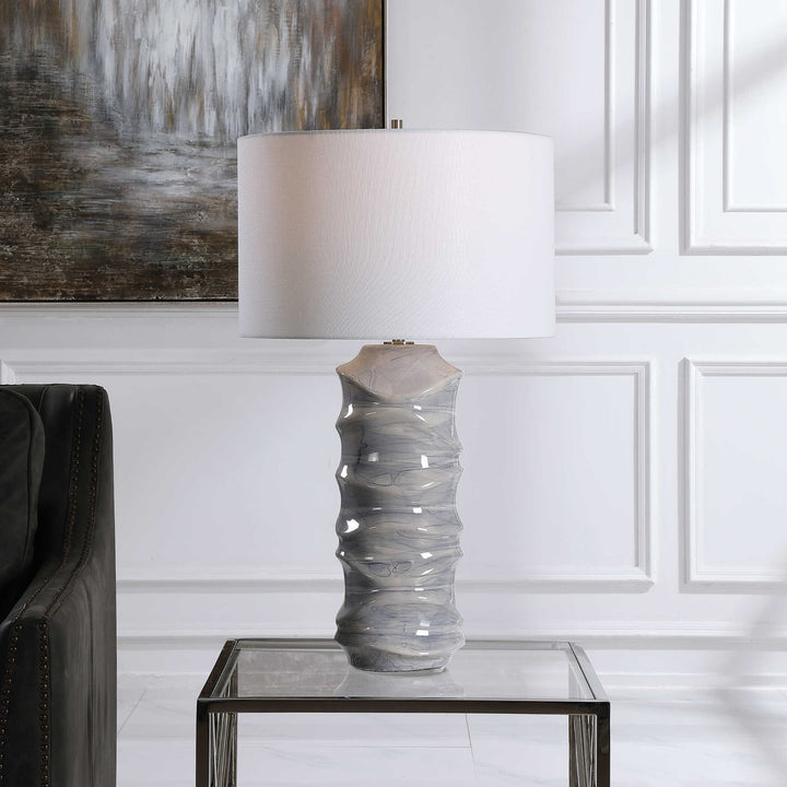UTTERMOST, WAVES & TABLE LAMP, TABLE LAMPS