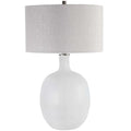 UTTERMOST, Whiteout Mottled Table Lamp, TABLE LAMPS