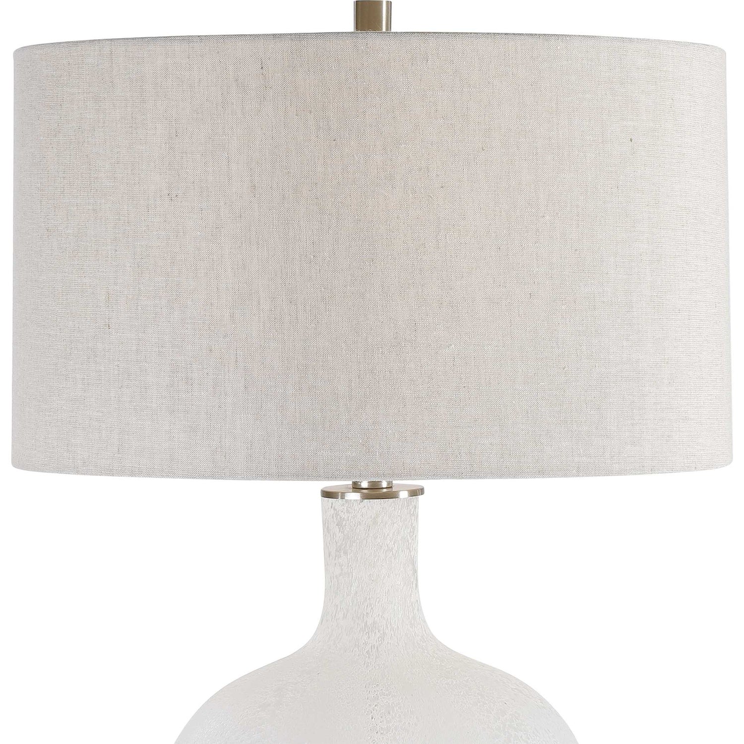 UTTERMOST, Whiteout Mottled Table Lamp, TABLE LAMPS