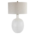 UTTERMOST, Whiteout Mottled Table Lamp, TABLE LAMPS