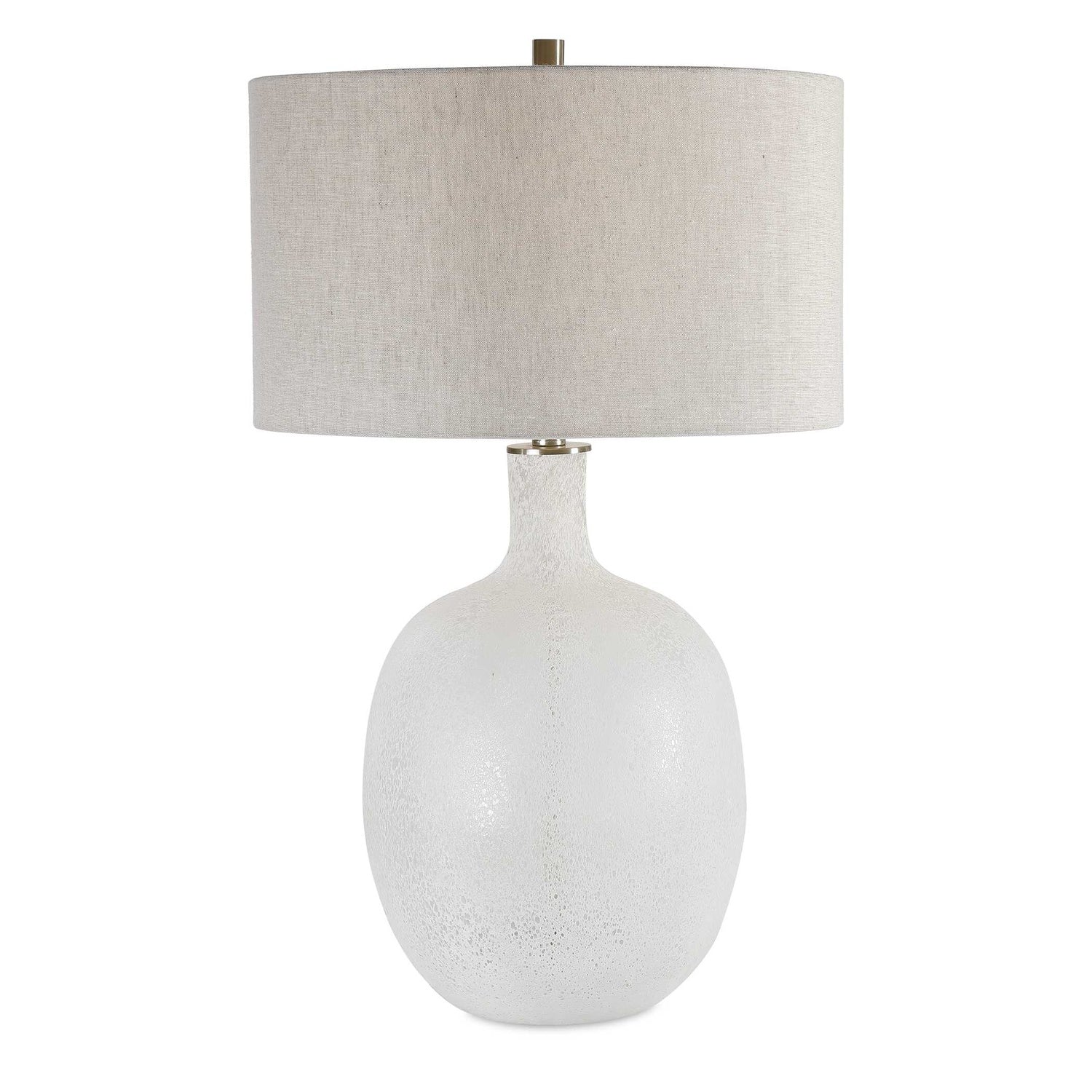 UTTERMOST, Whiteout Mottled Table Lamp, TABLE LAMPS