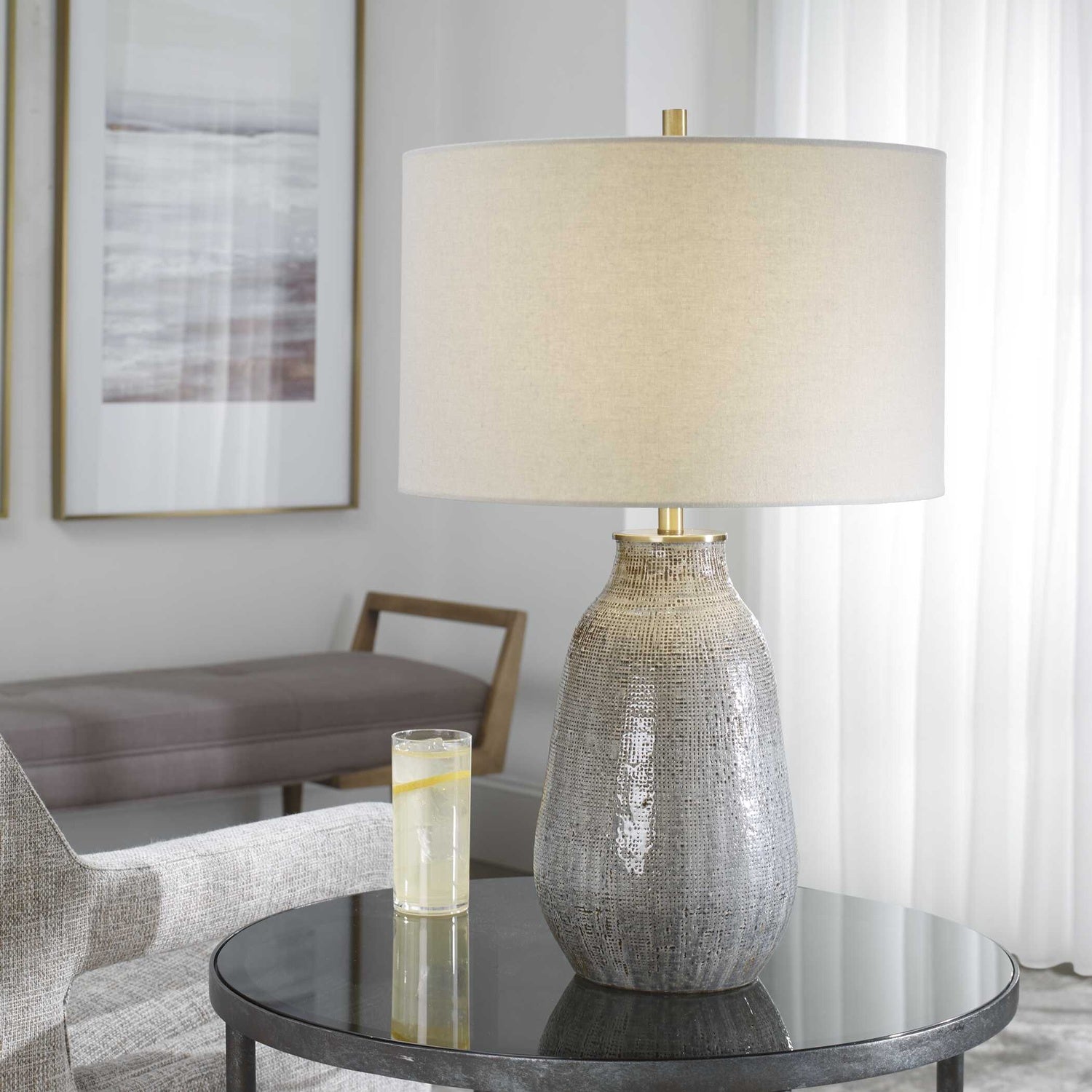 UTTERMOST, MONACAN TABLE LAMP, TABLE LAMPS