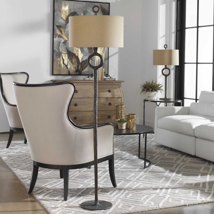 UTTERMOST, FERRO CAST FLOOR LAMP, FLOOR LAMP