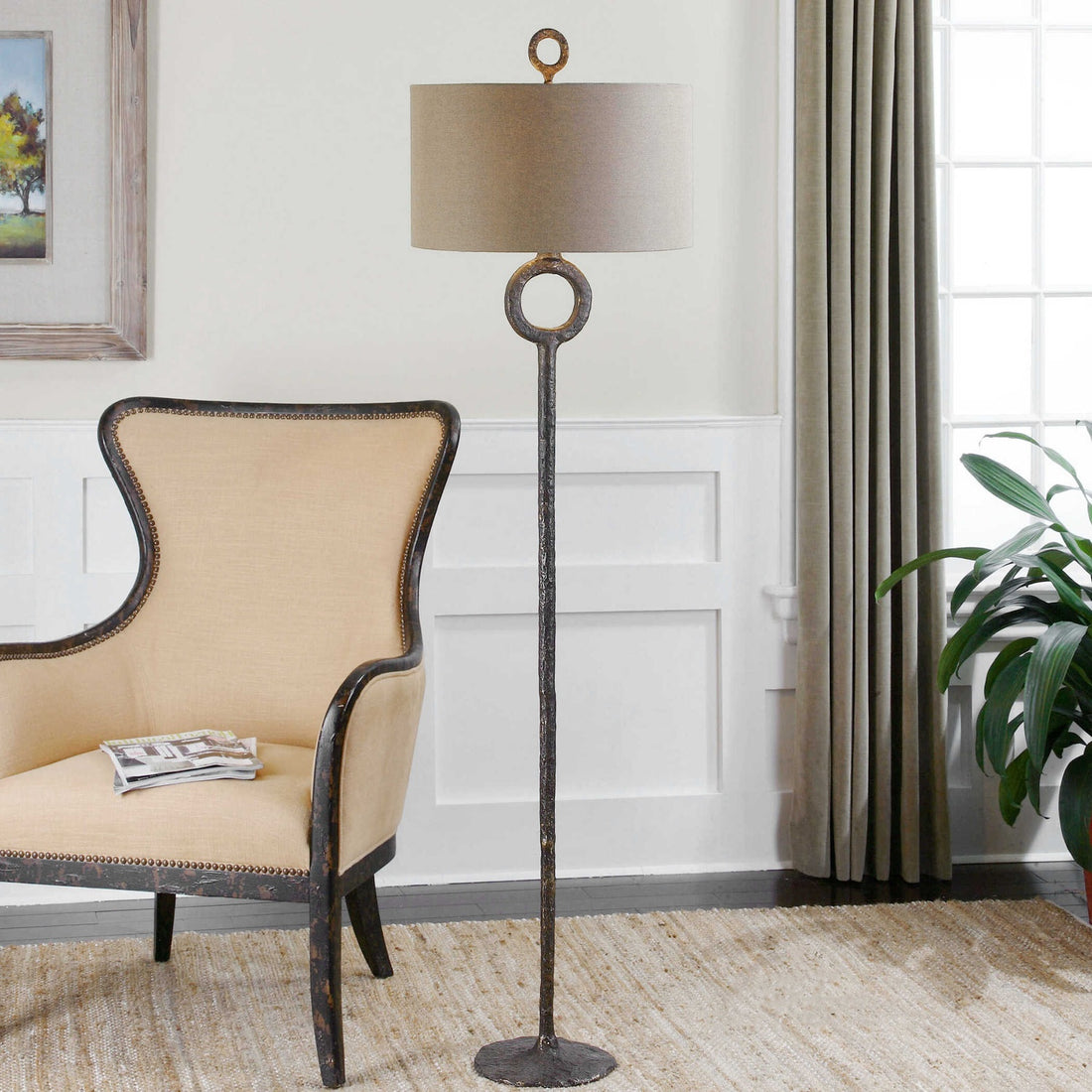 UTTERMOST, Ferro Cast Floor Lamp, FLOOR LAMP