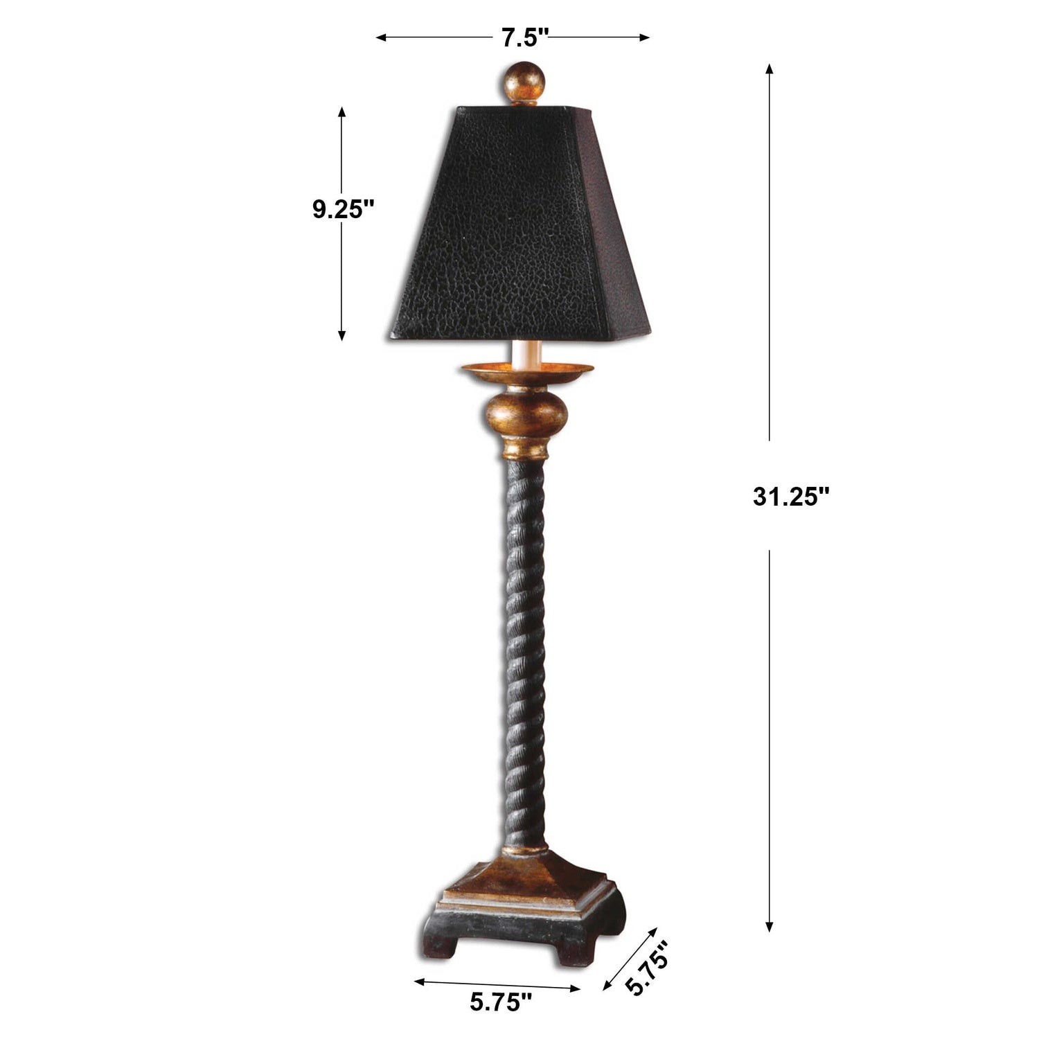 UTTERMOST, Bellcord Buffet Lamp, TABLE LAMPS