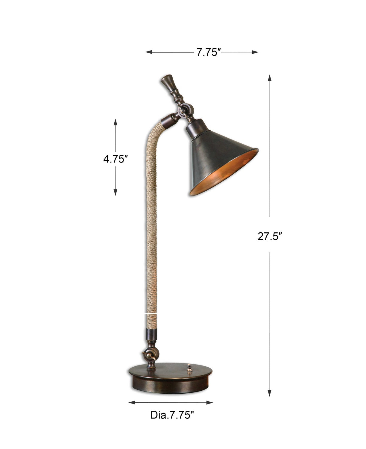 UTTERMOST, DUVALL TASK LAMP, TABLE LAMPS