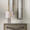 UTTERMOST, Drexel Concrete Block Lamp, TABLE LAMPS