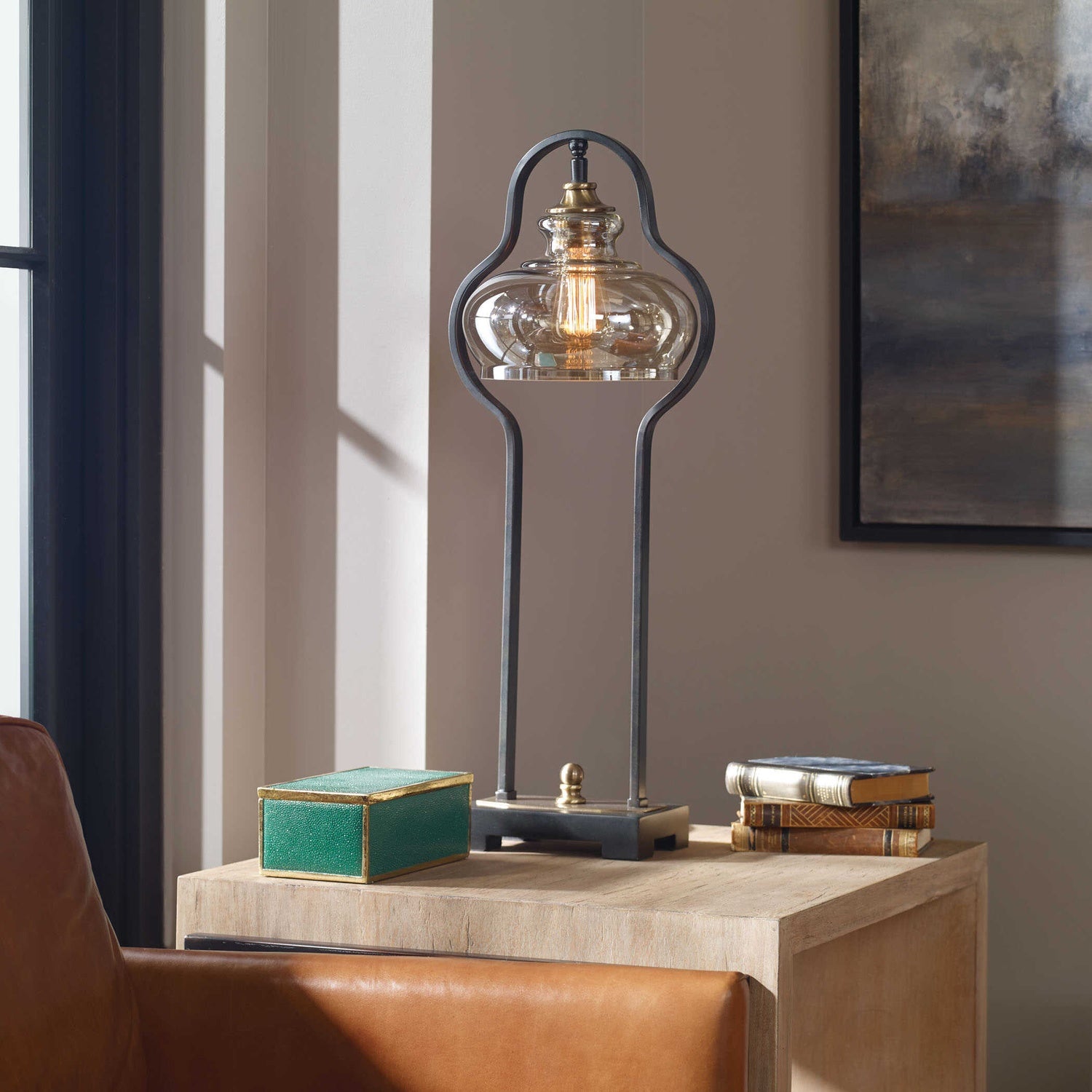 UTTERMOST, Cotulla Aged Desk Lamp, DESK LAMPS