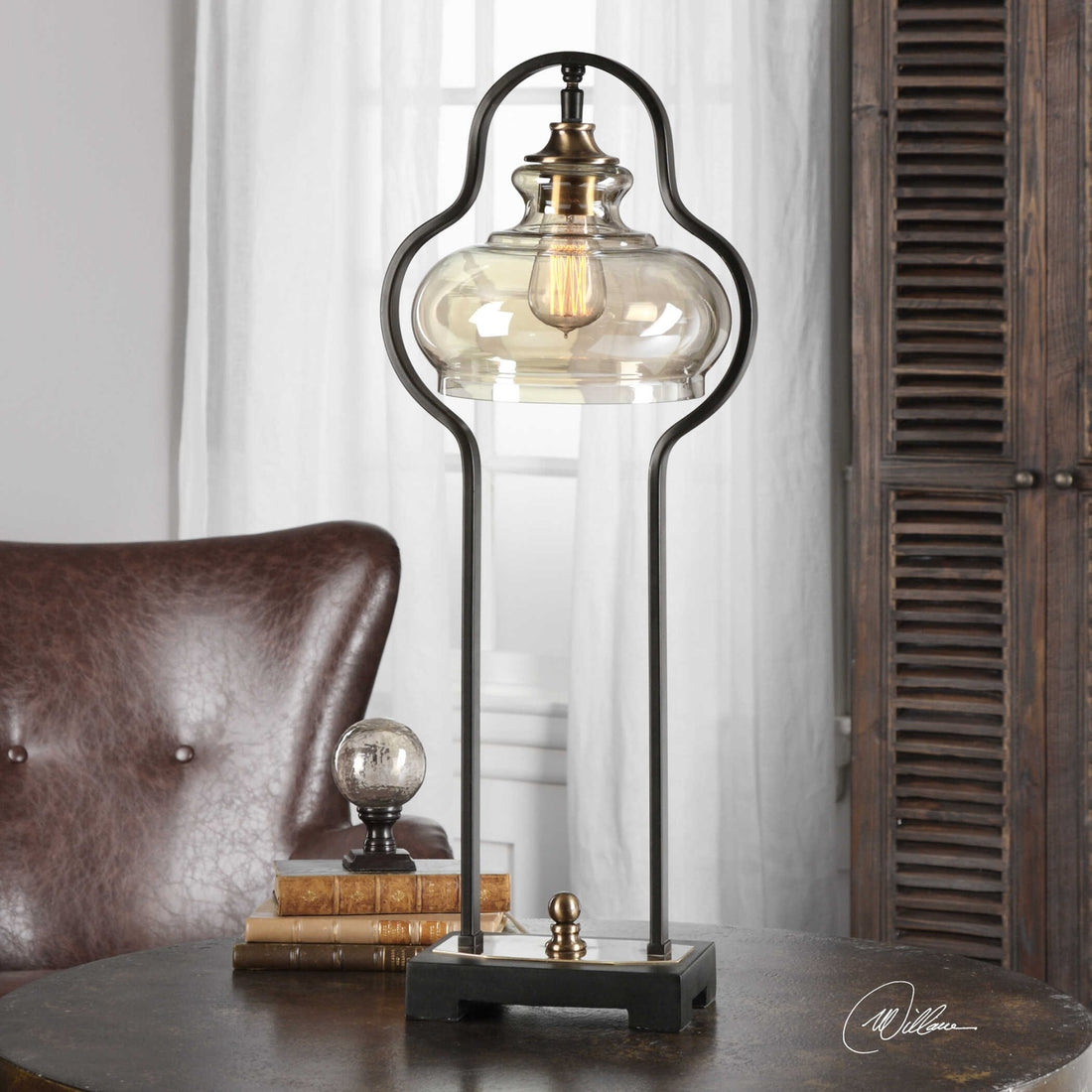 UTTERMOST, Cotulla Aged Desk Lamp, DESK LAMPS