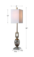 UTTERMOST, COPELAND MERCURY BUFFET LAMP, TABLE LAMPS