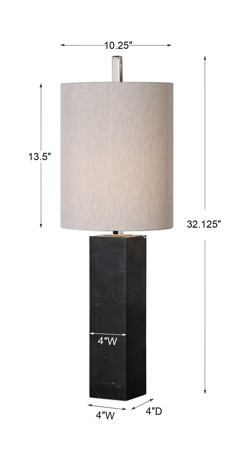 UTTERMOST, DELANEY COLUMN ACCENT LAMP, TABLE LAMPS