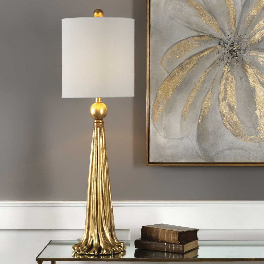 UTTERMOST, Paravani Metallic Lamp, TABLE LAMPS